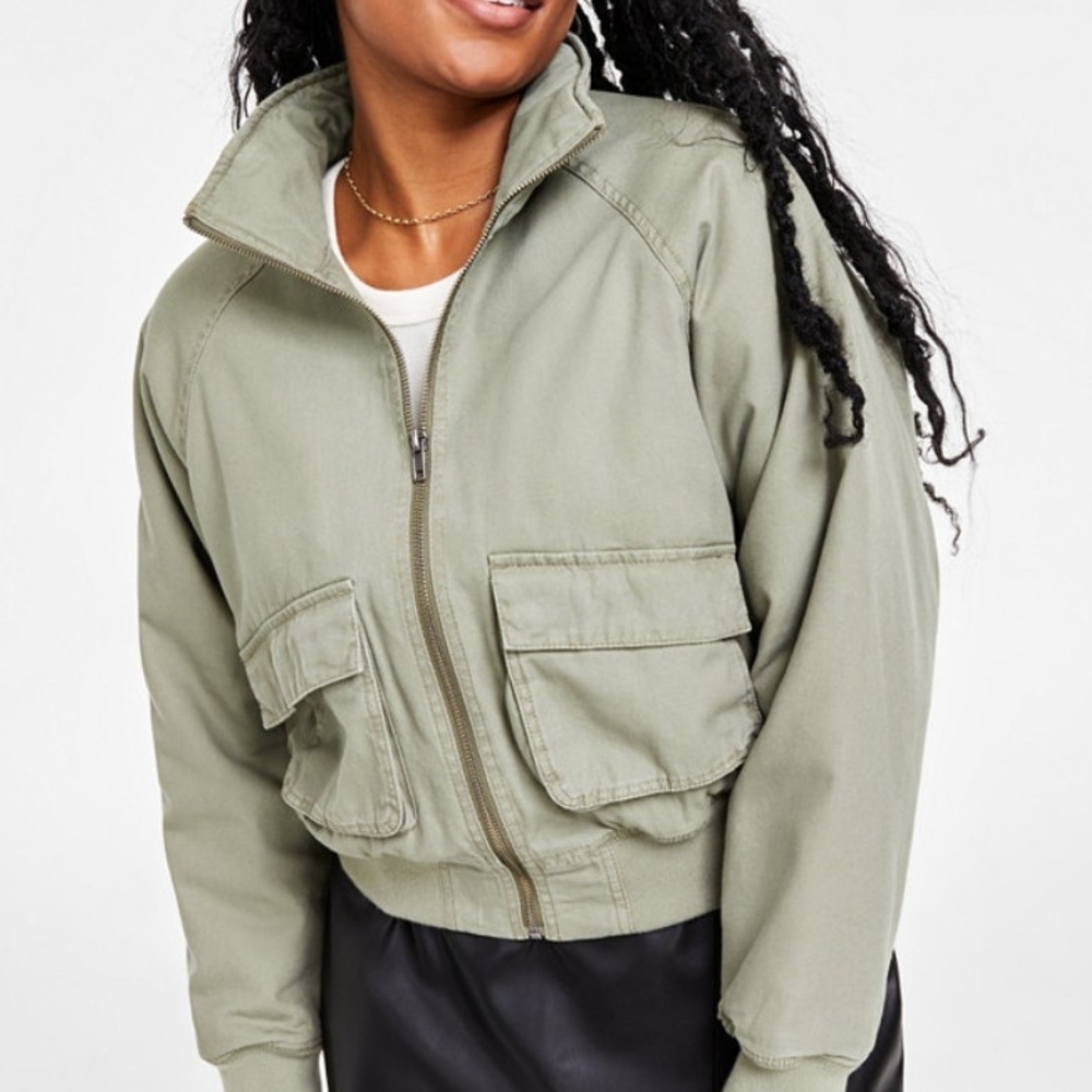 And Now This Women's Olive Green Jacket